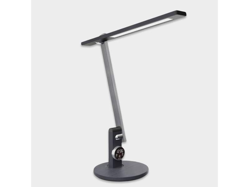 LED Tischleuchte schwarz Tischlampe Home Office Hansa Swirl