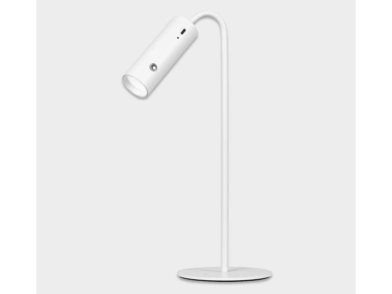 LED Tischleuchte Büro Tischlampe weiss Home Office Hansa Flare Spot