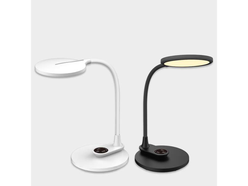 LED Tischleuchte Büro Tischlampe schwarz weiss Home Office Hansa Horizon
