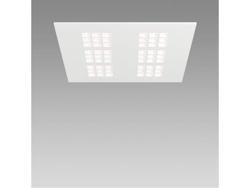LED-Deckenleuchte Regent Lighting Geo 4 Boost Office für Bürobeleuchtung
