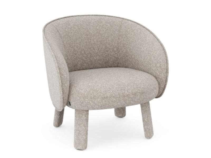 Loungesessel grau Sessel Lounge Sitzmöbel Materia Aura Sessel