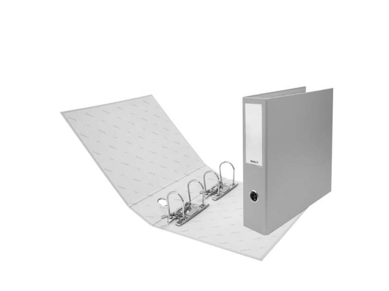 Bundesordner grau accessoires Biella Ordner 2xA5 8cm quer