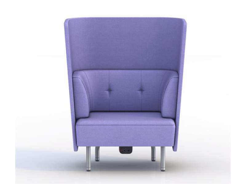Lounge Sitzmöbel Sessel Loungesessel violett Orangebox Beyond the Desk