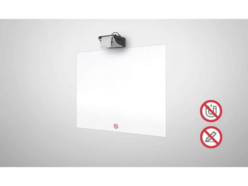 Projektionstafeln Projektionswände, o+c system - adeco Projektionstafel rahmenlos