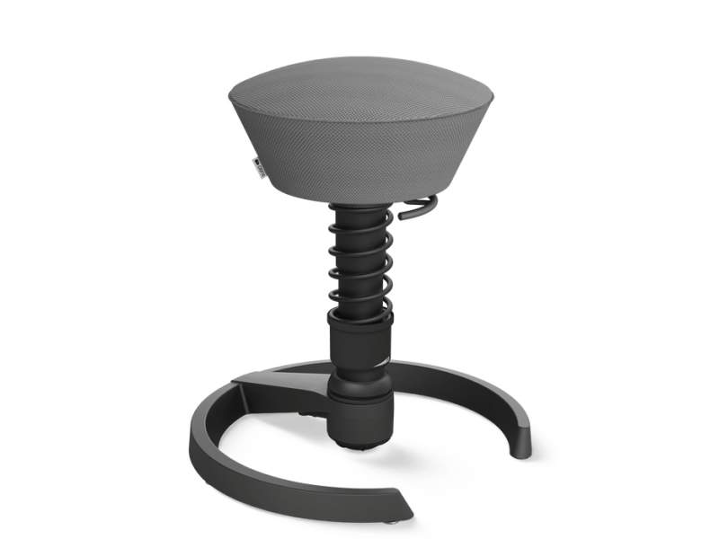 Ergonomischer Bürostuhl grau Schreibtischstuhl ergonomisch Büro Hocker aeris Schreibtischhocker swopper AIR