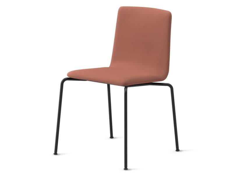 Besucherstuhl rosa Konferenzstühle Cafeteria Stühle metal Besucherstuhl Skandiform, Bombito