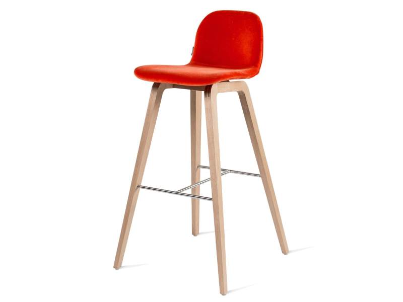 Barstühle rot Barhocker, Skandiform, Deli Barstuhl