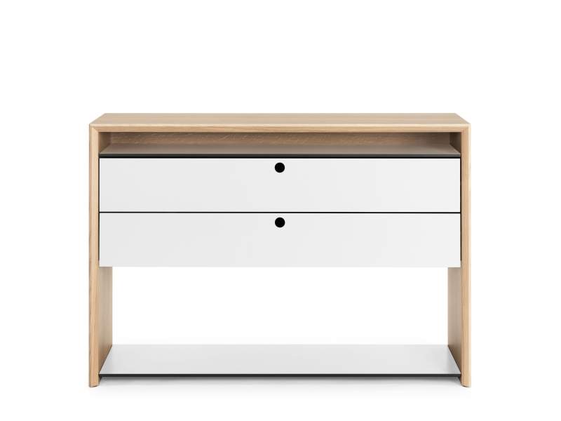 Schrank Home Office Holz Möbel weiss Girsberger La Punt Highboard