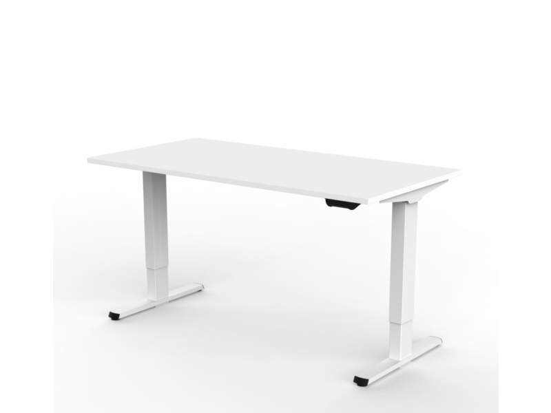 Höhenverstellbare Schreibtische weiss höhenverstellbarer Schreibtisch Bürotisch mit Gasfedermechanismus SARA Knight