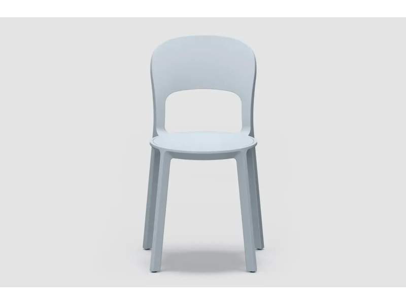 Besucherstuhl blau Besucherstühle Kunststoff Cafeteria Stuhl Bene Noovo Outdoor