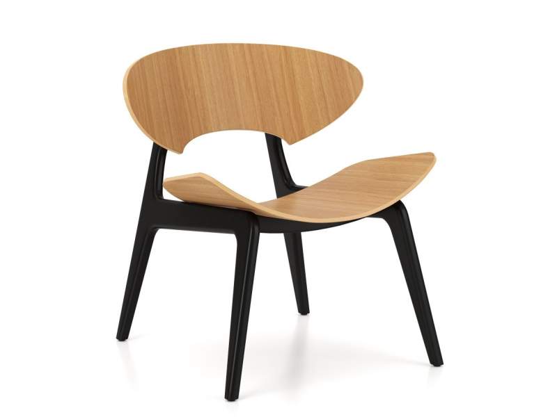 Loungesessel Holz Sessel Lounge Holzschale Kusch+Co Kanu