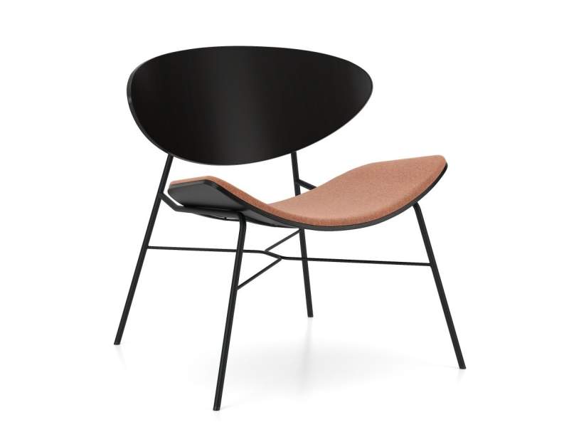 Loungesessel Metall Sessel Lounge schwarz Kusch+Co Kanu