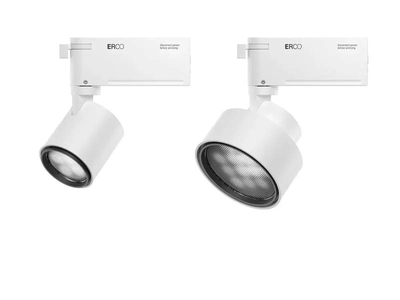Strahler für Stromschienen weiss ERCO Pollux New