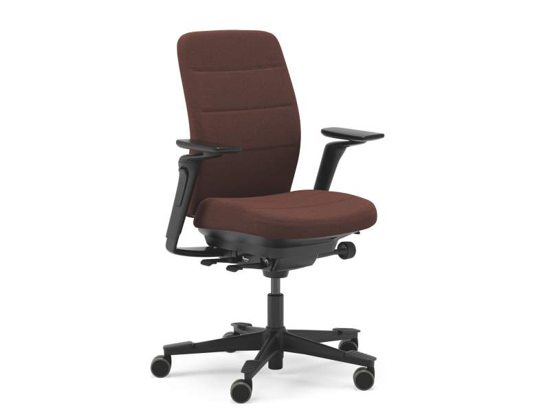 Capella X Bürodrehstuhl rot Drehstühle Büro Drehstuhl mit Armlehnen Kinnarps Capella Classic