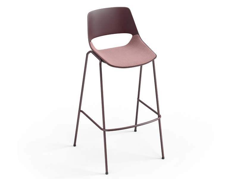 Barstuhl bordeaux Barhocker Barstühle Brunner Scoop