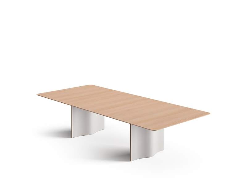 Konferenztisch elegant Konferenztische Büro Besprechungstisch exklusiv Brunner wave
Tischplatte aus Holz