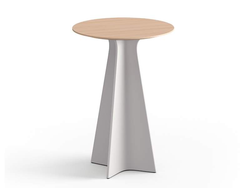 Bistrotisch rund Cafeteria Tisch hoch Stehtisch Stehtische Brunner wave light