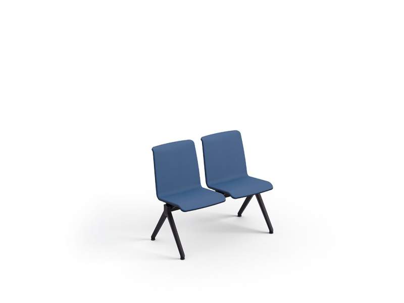 Traversenbank blau Traversenbänke Wartebereich Brunner wait
