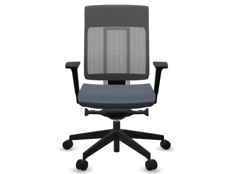 Bürostuhl Netzgewebe Bürodrehstuhl Dusty Blue Büro Drehstuhl profim Xenon Net - Drehsessel