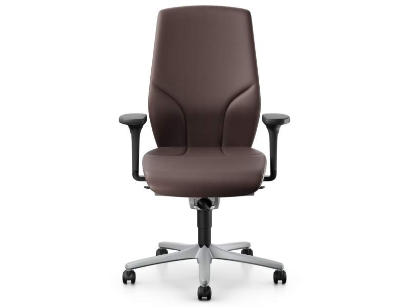 Bürostuhl dark brown Büro Drehstühle 24h-Drehstuhl Flokk giroflex 64 24/7