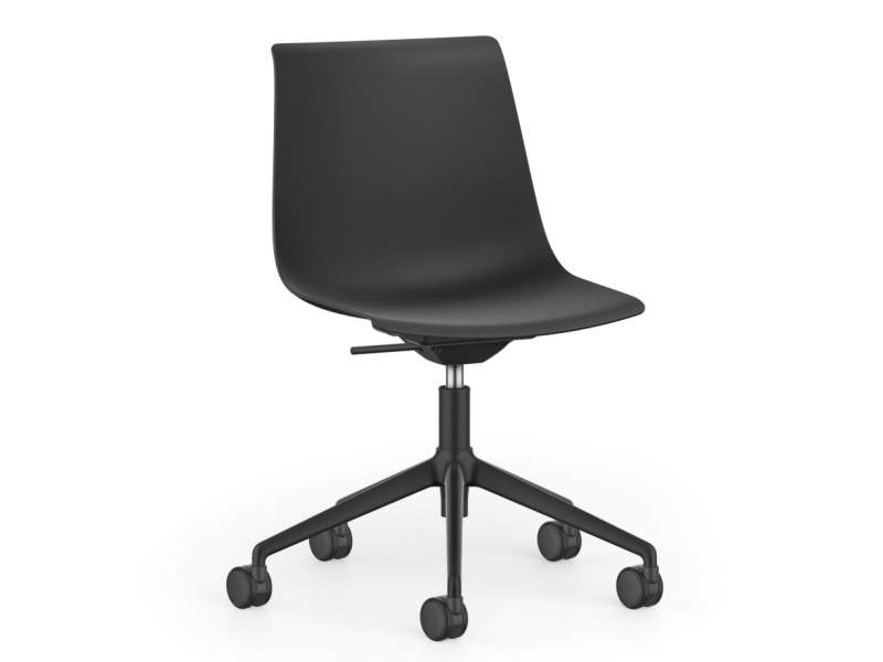 Drehstuhl schwarz Drehstühle Büro Konferenzstuhl drehbar Interstuhl SHUFFLEis1