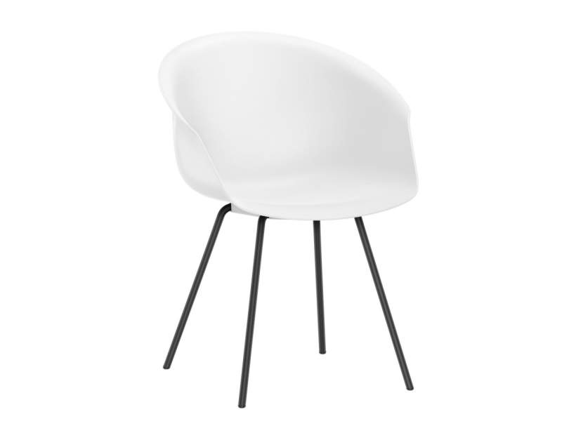 Loungesessel weiss Lounge Sessel Besucherstuhl Cafeteria Stuhl Interstuhl SHUFFLEis1 Clubsessel