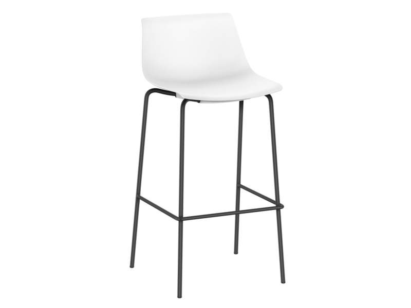 Barstuhl weiss Barstühle Interstuhl SHUFFLEis1 Barhocker