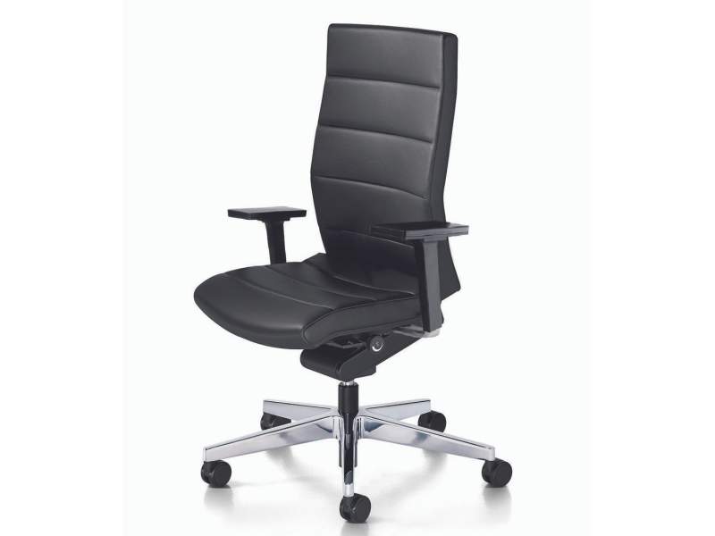 Bürostuhl schwarz Bürodrehstuhl mit Armlehnen Büro Drehstuhl Interstuhl Champ