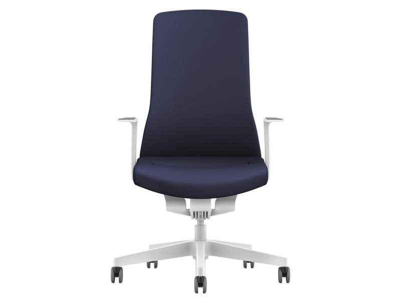 Bürodrehstuhl Interstuhl PURE PU113 mit hoher Rückenlehne für dynamisches Sitzen