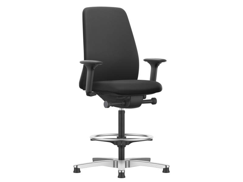 Ergonomischer Drehstuhl schwarz Counterstühle Stoff Interstuhl, EVERYis1 Counterstuhl