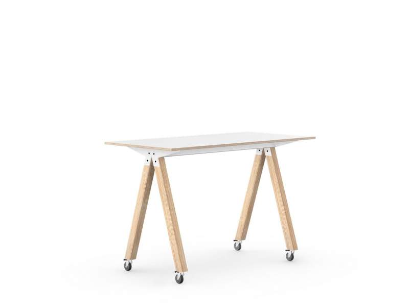 Hochtisch fahrbar Rolltisch Holz Rolltische Holz Interstuhl WHAT IF WE FLY
