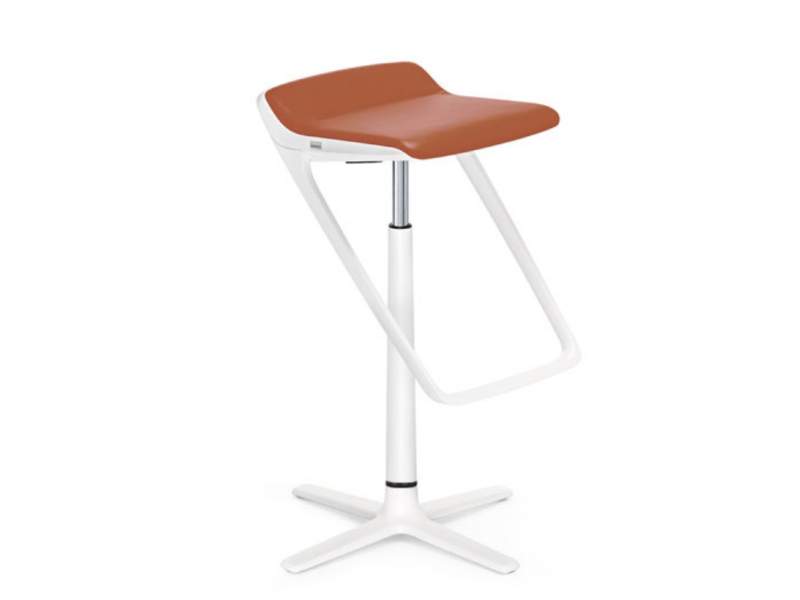 Barstuhl weiss braun Barstühle Interstuhl KINETICis5 Barhocker