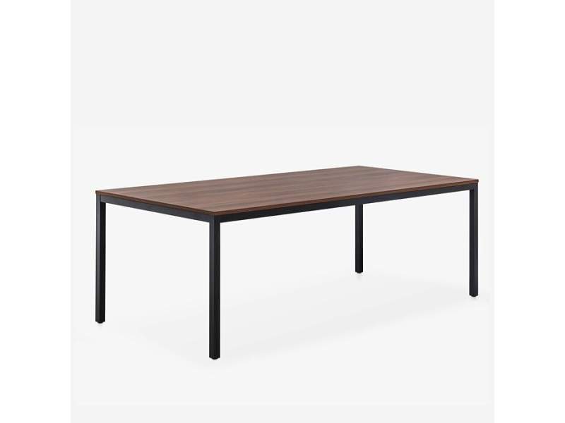 Bürotisch schwarz Tisch Schreibtisch rechteckig Konferenztisch Zemp QUATTRO HQ40