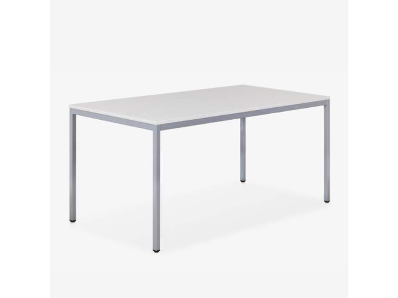 Bürotisch grau Tisch Schreibtisch rechteckig Konferenztisch Zemp QUATTRO ZQ30