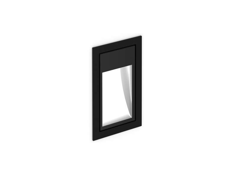 Wandeinbauleuchte schwarz Wandeinbauleuchten Aluminium Xal Unico wall recessed