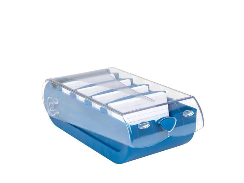 Karteikassetten blau Biella Karteikartenbox BunnyBox