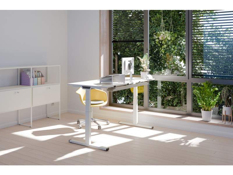 elektrisch höhenverstellbarer Bürotisch höhenverstellbar Büro Schreibtische Bürotische Büro Palmberg Schreibtisch PiD