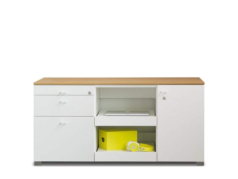 Bürocontainer Sideboard weiss Büro  König + Neurath, TECHNIKCONTAINER