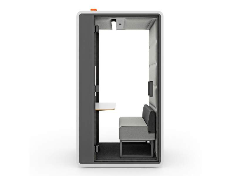 Abgeschirmte Raumelemente Arbeitsplätze Akustik Telefonbox Telefonzelle Akustikkabine Mikomax Hush HushFree.S.Hybrid