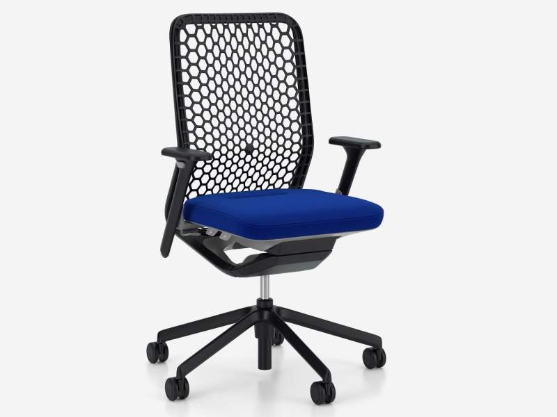 Bürostuhl blau Bürodrehstuhl moderne Bürostühle mit Netzgewebe Büro Drehstuhl Nowy Styl YouTEAM