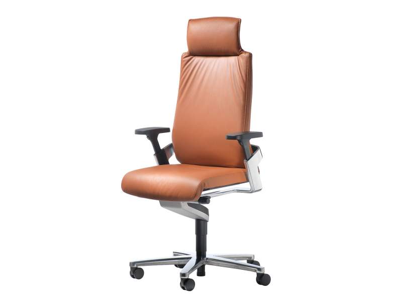 Bürostuhl Leder Büro Drehstuhl mit Armlehnen Drehstühle Office Wilkhahn ON Casual