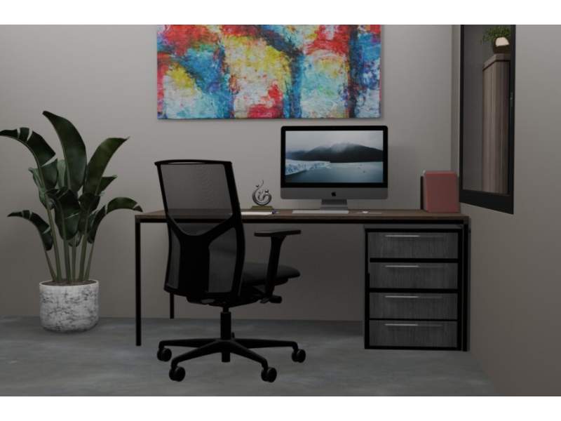 Büro Drehstuhl schwarz Drehstühle Netzgewebe Bürostühle Sara Marquise Bürostuhl