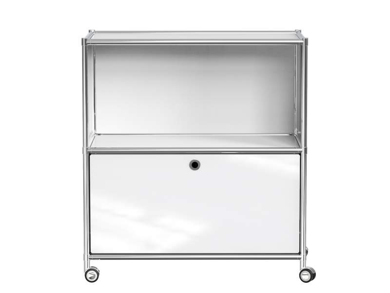 Rollregal Büro Wagen weiss System4 Rollboy