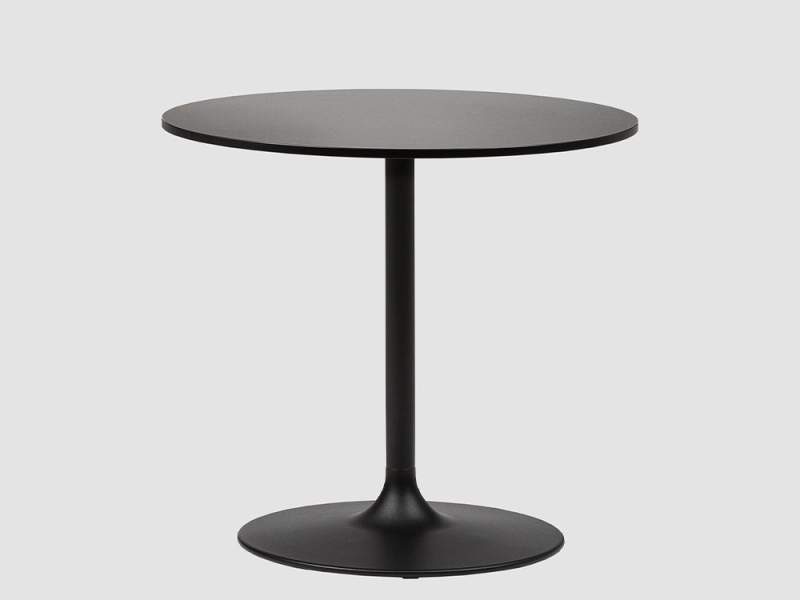 Bistrotisch rund Bistrotische schwarz Cafeteria Tisch klein Konferenztisch Bene CASUAL Table low
