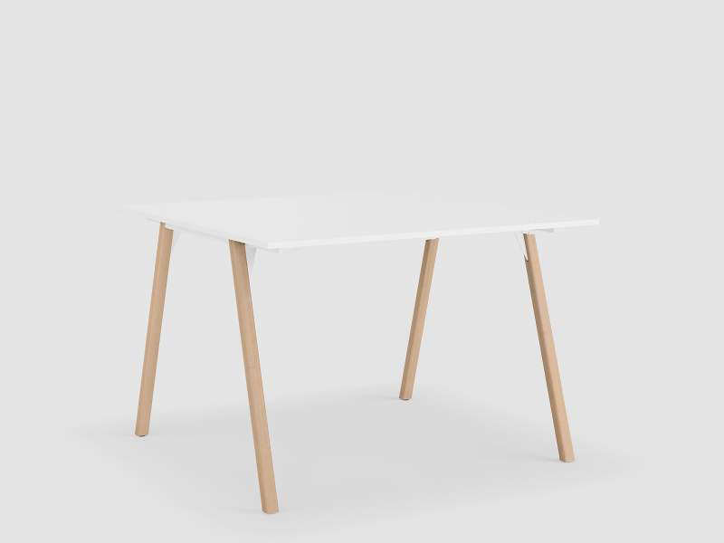Stehtisch weiss Stehtische Konferenztisch weiss Büro Konferenztische Bene DELTA WORKBENCH HIGH by Bene