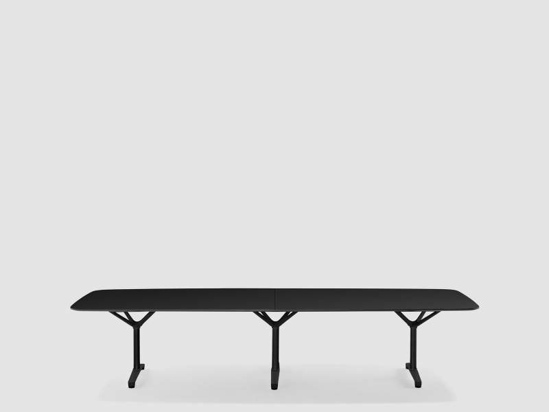 Konferenztisch schwarz Konferenztische Aluminium Bene FILO Table