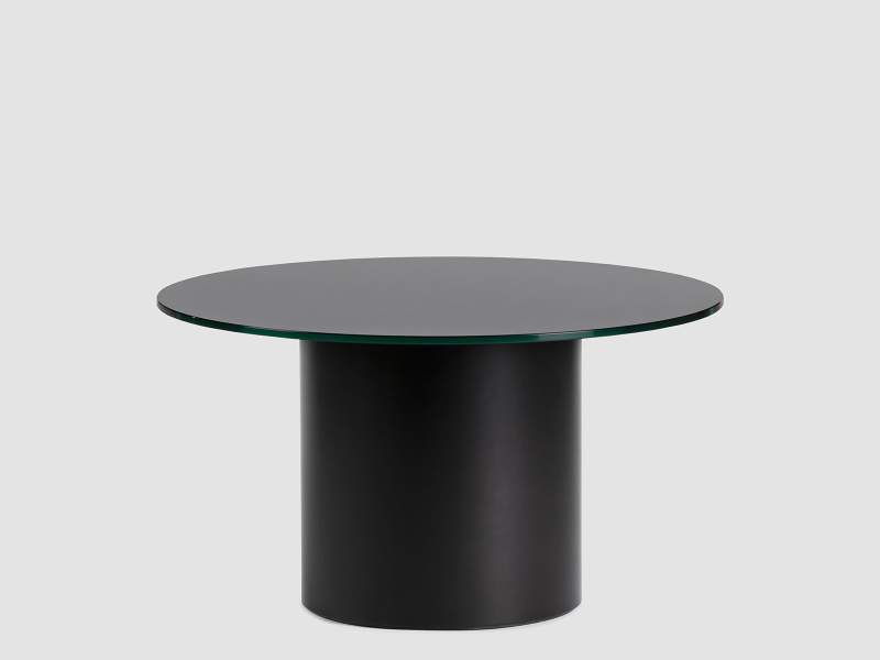 Couchtisch schwarz Couchtische rund Beistelltisch Bene PARCS Cylinder Table