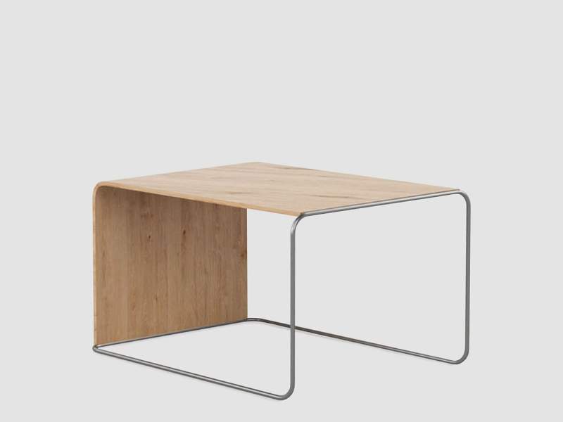 Beistelltisch Stahl Beistelltische Holz Couchtisch Bene PARCS Ply Table