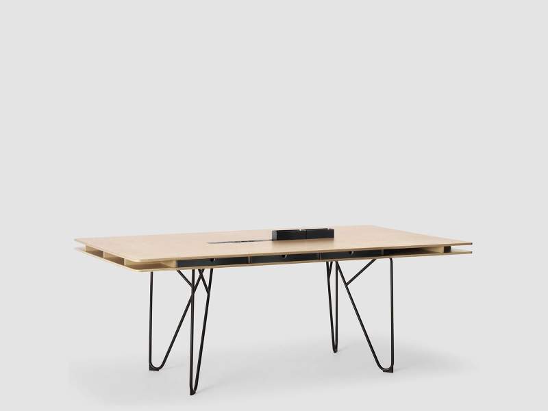 Konferenztisch Holz Besprechungstische Büro BENE STUDIO SWING BESPRECHUNGSTISCH