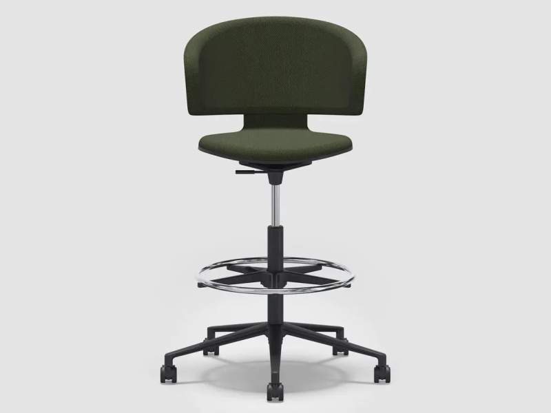 Counterstuhl grün Counterstühle Büro Drehstuhl bene Studio Counter Chair